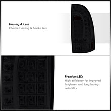 Load image into Gallery viewer, Toyota Tacoma 2005-2015 LED Tail Lights Chrome Housing Smoke Len