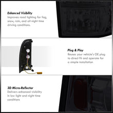 Load image into Gallery viewer, Toyota Tacoma 2005-2015 LED Tail Lights Chrome Housing Smoke Len