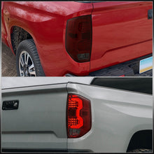 Load image into Gallery viewer, Toyota Tundra 2014-2021 LED Bar Tail Lights Chrome Housing Red Smoke Len White Tube