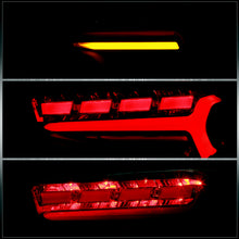 Load image into Gallery viewer, Toyota 86 FRS 2012-2020 / Subaru BRZ 2012-2020 Sequential LED Bar Tail Lights Black Housing Clear Len Red Tube (Version 2)