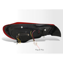 Load image into Gallery viewer, Toyota 86 FRS 2012-2020 / Subaru BRZ 2012-2020 Sequential LED Bar Tail Lights Chrome Housing Red Len White Tube (Version 2)