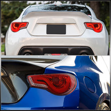 Load image into Gallery viewer, Toyota 86 FRS 2012-2020 / Subaru BRZ 2012-2020 Sequential LED Bar Tail Lights Chrome Housing Red Len White Tube