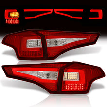 Load image into Gallery viewer, Toyota RAV4 2013-2015 LED Bar Tail Lights Chrome Housing Red Len White Tube