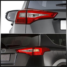 Load image into Gallery viewer, Toyota RAV4 2013-2015 LED Bar Tail Lights Chrome Housing Red Len White Tube