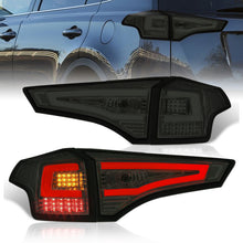 Load image into Gallery viewer, Toyota RAV4 2013-2015 LED Bar Tail Lights Chrome Housing Smoke Len White Tube