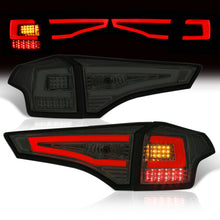 Load image into Gallery viewer, Toyota RAV4 2013-2015 LED Bar Tail Lights Chrome Housing Smoke Len White Tube