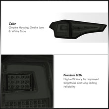 Load image into Gallery viewer, Toyota RAV4 2013-2015 LED Bar Tail Lights Chrome Housing Smoke Len White Tube