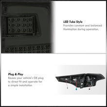 Load image into Gallery viewer, Toyota RAV4 2013-2015 LED Bar Tail Lights Chrome Housing Smoke Len White Tube