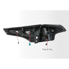 Load image into Gallery viewer, Toyota RAV4 2013-2015 LED Bar Tail Lights Chrome Housing Smoke Len White Tube