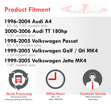 Load image into Gallery viewer, Audi A4 1996-2004 / TT 1998-2007 / Volkswagen Passat 1998-2005 / Golf GTI 1999-2005 / Jetta 1999-2005 1.8T T3 Stainless Steel Turbo Manifold
