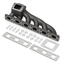 Load image into Gallery viewer, BMW 3 Series E36 E46 1991-2006 L6 M50 M52 T3/T4 Cast Iron Turbo Manifold (35mm/38mm Wastegate Flange)
