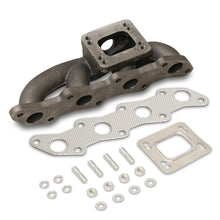 Load image into Gallery viewer, Nissan 240SX 1989-1998 KA24 T3/T4 Cast Iron Turbo Manifold (35mm/38mm Wastegate Flange)