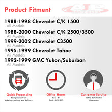 Load image into Gallery viewer, Chevrolet C/K 1500 2500 3500 1988-1998 / Tahoe 1995-1999 / GMC Yukon 1992-1999 / Suburban 1992-1999 Telescopic Extendable Manual Towing Mirrors Black