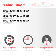 Load image into Gallery viewer, Dodge Ram 1500 2002-2008 / 2500 3500 2003-2009 Extended Flip Up Manual Towing Mirrors Black