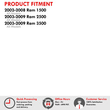 Load image into Gallery viewer, Dodge Ram 1500 2002-2008 / 2500 3500 2003-2009 Extended Flip Up Heated Power Towing Mirrors Black