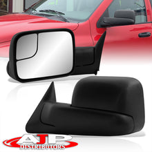 Load image into Gallery viewer, Dodge Ram 1500 1994-2001 / 2500 3500 1994-2002 Extended Flip Up Manual Towing Mirrors Black