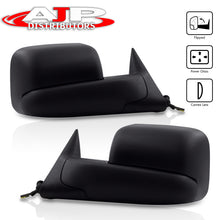 Load image into Gallery viewer, Dodge Ram 1500 2500 3500 1994-1997 Extended Flip Up Power Towing Mirrors Black
