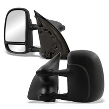 Load image into Gallery viewer, Ford F250 F350 F450 F550 1999-2016 / Excursion 2001-2005 Telescopic Extendable Power Towing Mirrors Black