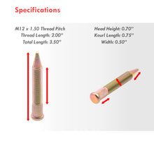 Load image into Gallery viewer, M12 x 1.5 Extended Wheel Studs (4 Pieces)