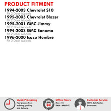Load image into Gallery viewer, Chevrolet Blazer 1995-2005 / S10 Pickup 1994-2004 / GMC Jimmy 1995-2001 / Sonoma 1994-2004 / Isuzu Hombre 1996-2000 2 Door Tape On Window Visors