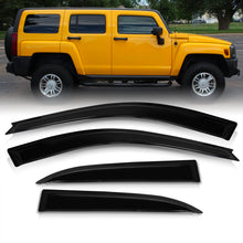 Load image into Gallery viewer, Hummer H3 2006-2010 4 Door Tape On Window Visors