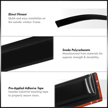 Load image into Gallery viewer, Dodge Ram 1500 1994-2001 / Ram 2500 3500 1994-2002 Regular Cab 2 Door Out Channel Window Visors