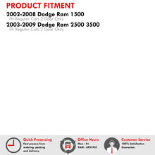 Load image into Gallery viewer, Dodge Ram 1500 2002-2008 / Ram 2500 3500 2003-2009 Regular Cab 2 Door Tape On Window Visors