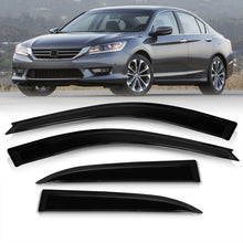 Load image into Gallery viewer, Honda Accord Sedan 2013-2017 4 Door Tape On Window Visors