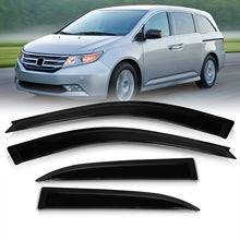 Load image into Gallery viewer, Honda Odyssey 2011-2017 4 Door Tape On Window Visors