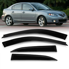 Load image into Gallery viewer, Mazda 3 Sedan 2004-2009 4 Door Tape On Window Visors
