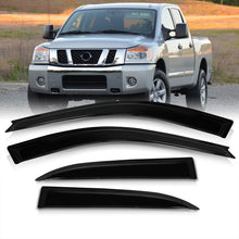 Load image into Gallery viewer, Nissan Titan 2004-2015 Crew Cab 4 Door Tape On Window Visors