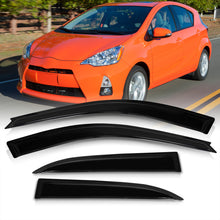 Load image into Gallery viewer, Toyota Prius 2010-2015 4 Door Tape On Window Visors