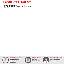Load image into Gallery viewer, Toyota Sienna 1998-2003 4 Door Tape On Window Visors