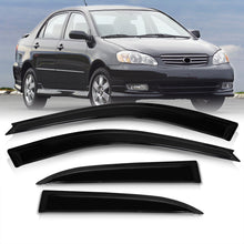 Load image into Gallery viewer, Toyota Corolla 2003-2006 4 Door Tape On Window Visors