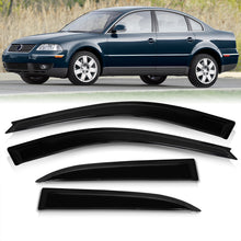 Load image into Gallery viewer, Volkswagen Passat 1998-2005 4 Door Tape On Window Visors