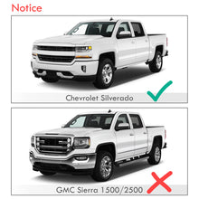 Load image into Gallery viewer, Chevrolet Silverado 1500 2014-2015 LED DRL Projector Headlights Black Housing Clear Len Amber Reflector (Will Not Fit 2500 & HD Models)