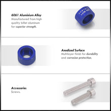 Load image into Gallery viewer, JDM Sport Acura Honda VTEC Solenoid Cap Cup Washers Bolt Kit Blue