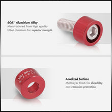 Load image into Gallery viewer, JDM Sport Acura Honda Exhaust Header Manifold Washers Cap Cup Bolt Kit Red