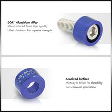 Load image into Gallery viewer, JDM Sport Acura Honda Exhaust Header Manifold Washers Cap Cup Bolt Kit Blue