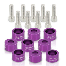 Load image into Gallery viewer, JDM Sport Acura Honda Exhaust Header Manifold Washers Cap Cup Bolt Kit Purple