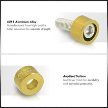 Load image into Gallery viewer, JDM Sport Acura Honda Exhaust Header Manifold Washers Cap Cup Bolt Kit Gold