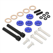 Load image into Gallery viewer, JDM Sport Acura Honda D-Series D15 D16 Low Profile Valve Cover Washers Bolt Kit Blue