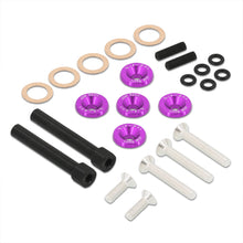 Load image into Gallery viewer, JDM Sport Acura Honda D-Series D15 D16 Low Profile Valve Cover Washers Bolt Kit Purple
