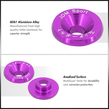 Load image into Gallery viewer, JDM Sport Acura Honda D-Series D15 D16 Low Profile Valve Cover Washers Bolt Kit Purple