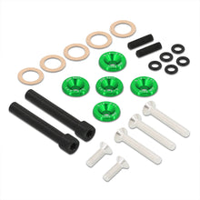 Load image into Gallery viewer, JDM Sport Acura Honda D-Series D15 D16 Low Profile Valve Cover Washers Bolt Kit Green