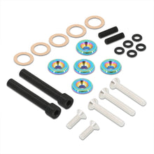 Load image into Gallery viewer, JDM Sport Acura Honda D-Series D15 D16 Low Profile Valve Cover Washers Bolt Kit Neo Chrome