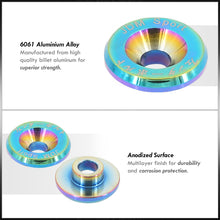 Load image into Gallery viewer, JDM Sport Acura Honda D-Series D15 D16 Low Profile Valve Cover Washers Bolt Kit Neo Chrome