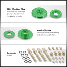 Load image into Gallery viewer, JDM Sport Acura Honda B-Series B16 B17 B18 B20 Low Profile Valve Cover Washers Bolt Kit Green