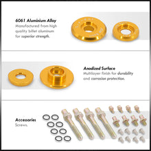 Load image into Gallery viewer, JDM Sport Acura Honda B-Series B16 B17 B18 B20 Low Profile Valve Cover Washers Bolt Kit Gold