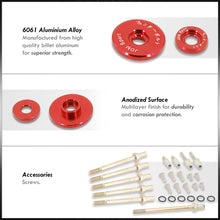 Load image into Gallery viewer, JDM Sport Acura Honda K-Series K20 K24 Low Profile Valve Cover Washers Bolt Kit Red
